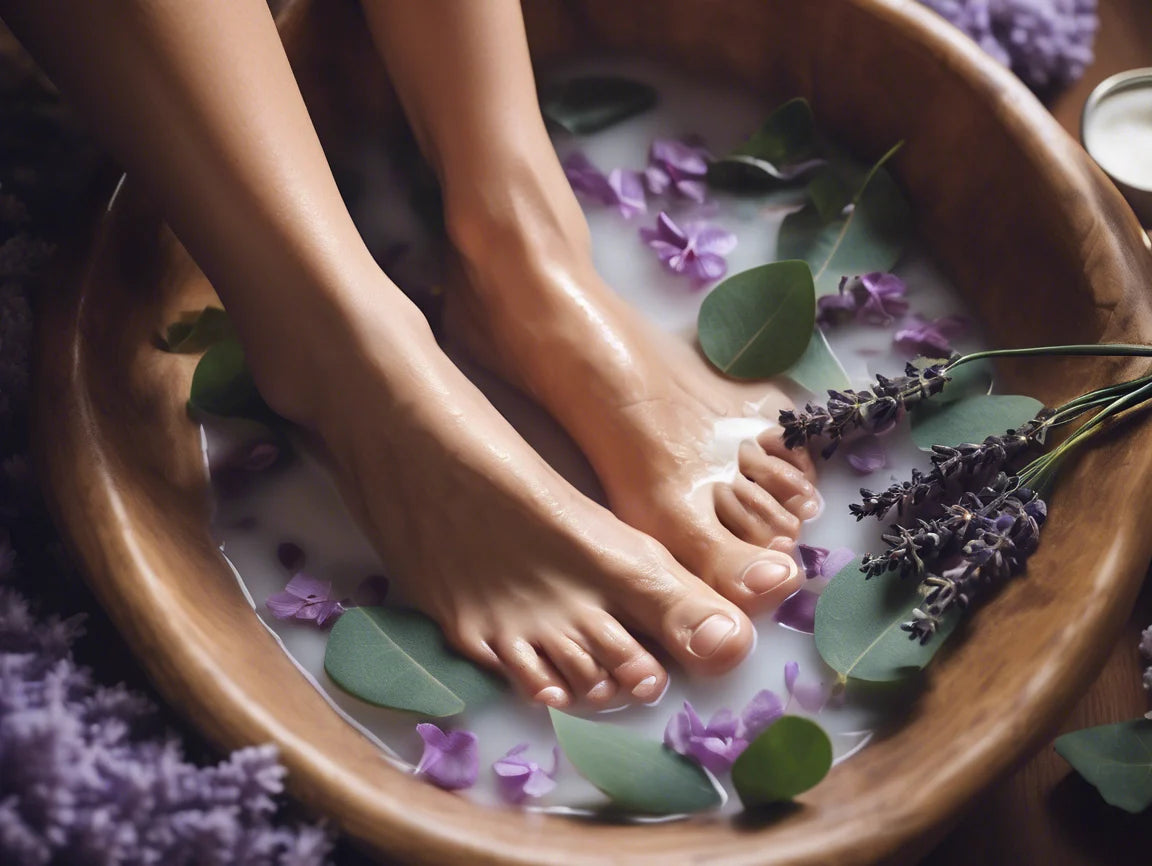 Laat je Voeten Schitteren: Ontdek de Magie van Natuurlijke Voetscrub met Magnesiumzout