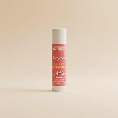 natuurlijke lippenbalsem granaatappel