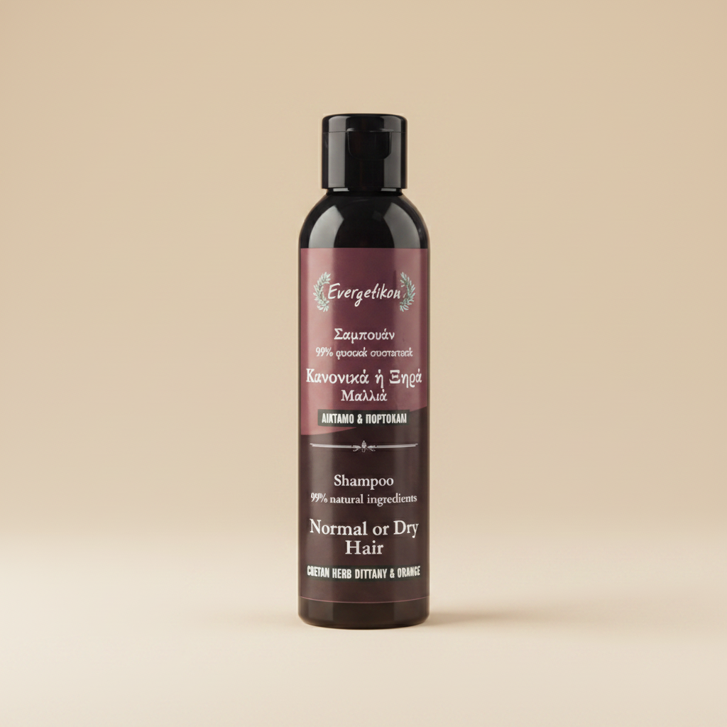 natuurlijke shampoo droog haar evergetikon