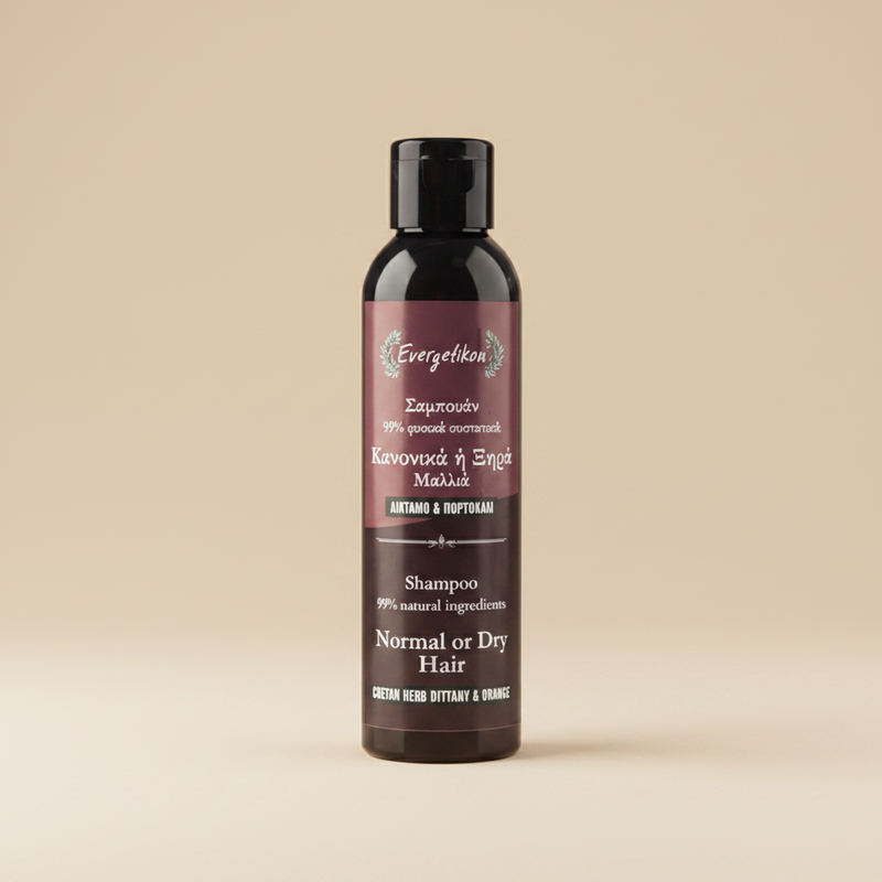 natuurlijke shampoo droog haar evergetikon