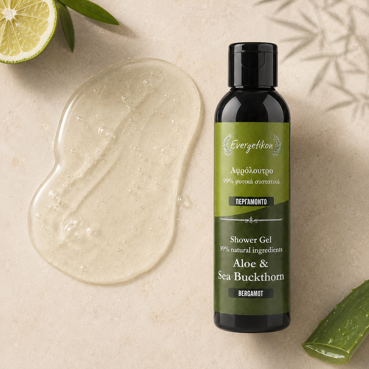 Natural Shower Gel - Bergamot - Evergetikon