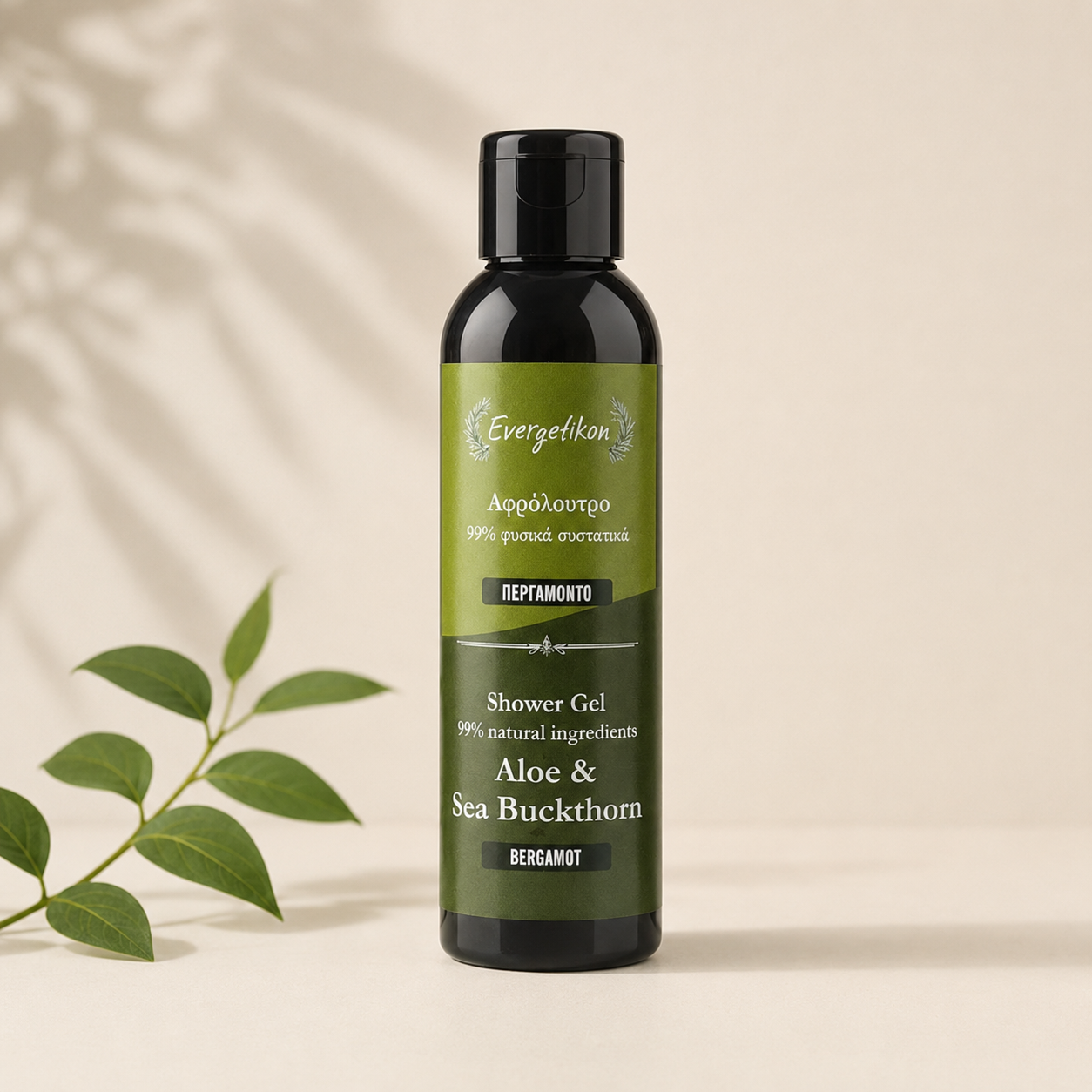 Natural Shower Gel - Bergamot - Evergetikon