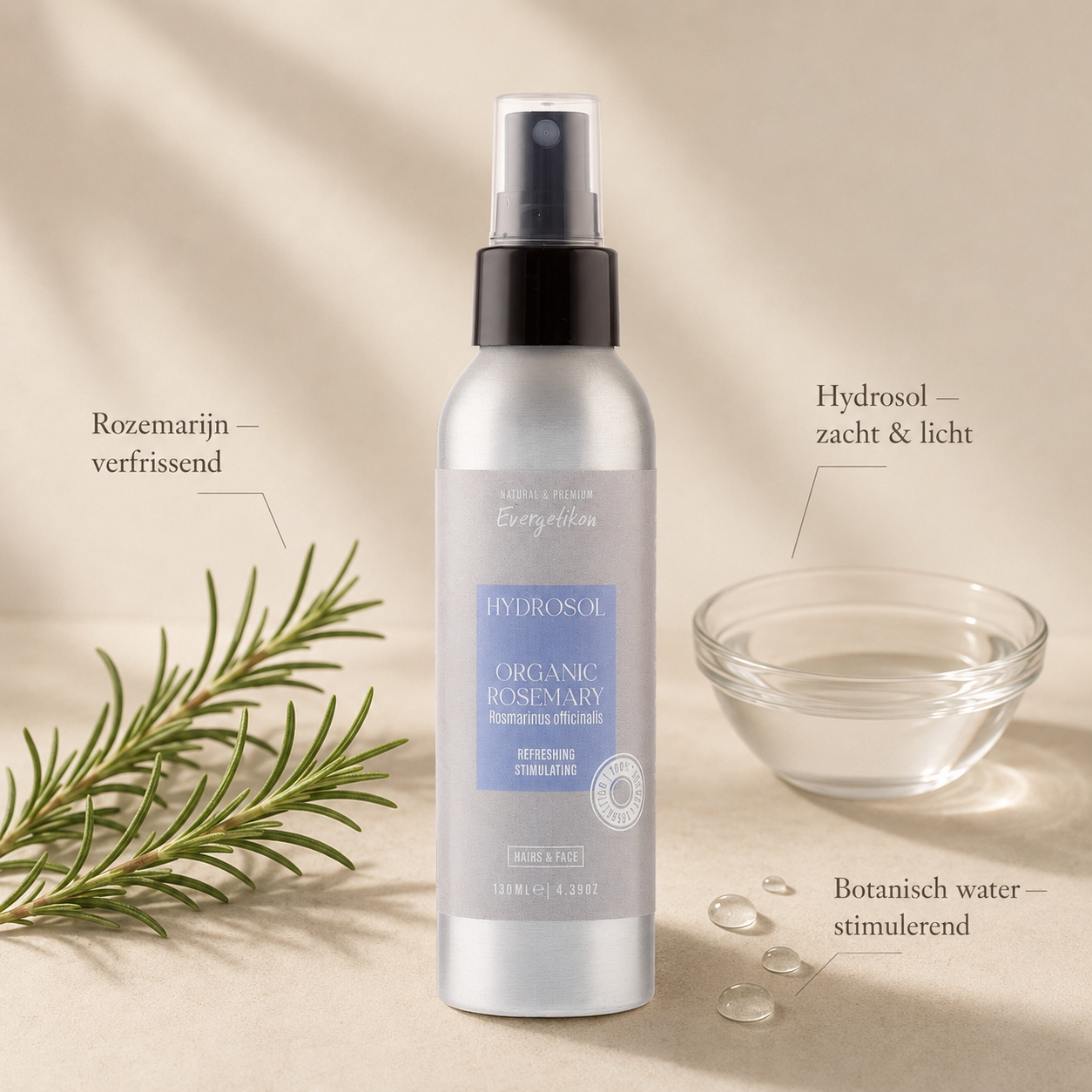 Rosemary Water - Hydrosol - Evergetikon