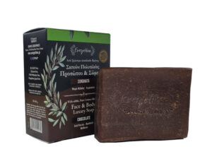 chocolade olijfzeep