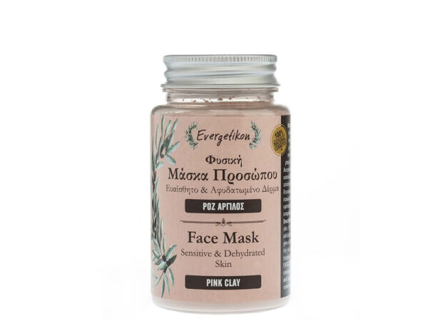 gezichtsmasker roze klei