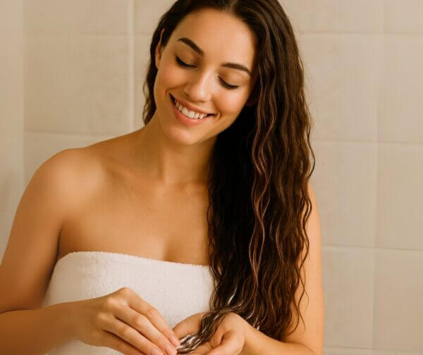 natuurlijke conditioner in haar