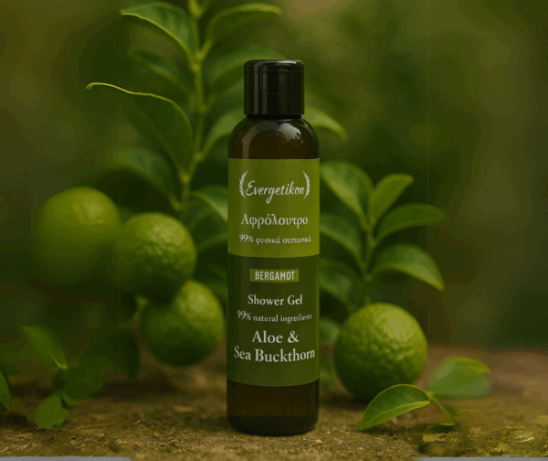 evergetikon natuurlijke douchegel bergamot