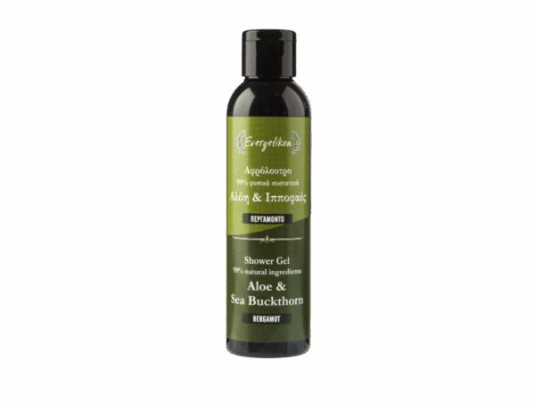 natuurlijke douchegel bergamot evergetikon