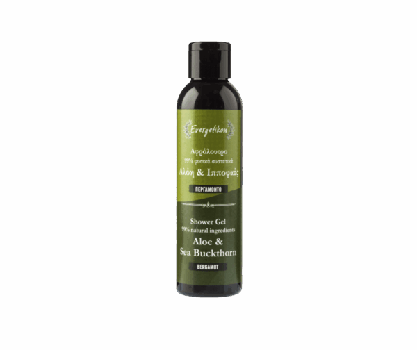 natuurlijke douchegel bergamot evergetikon