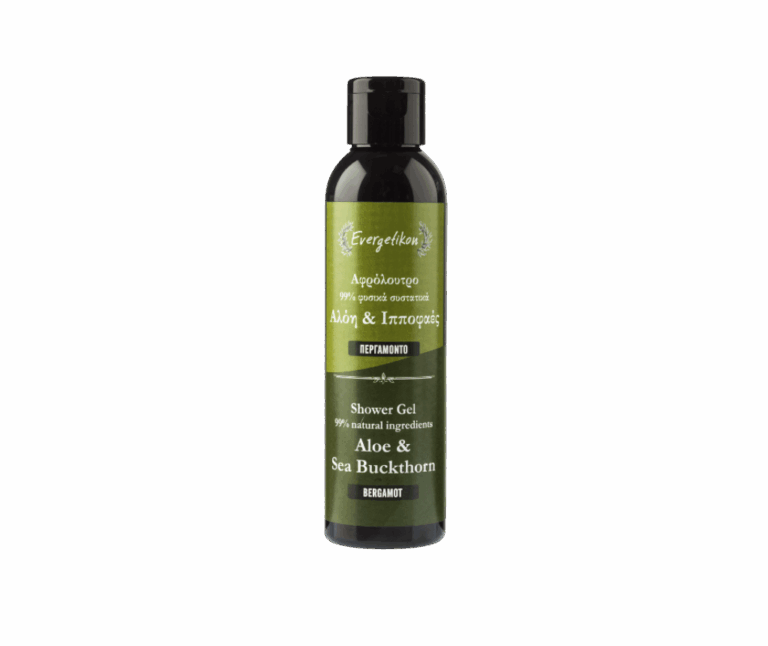 natuurlijke douchegel bergamot evergetikon