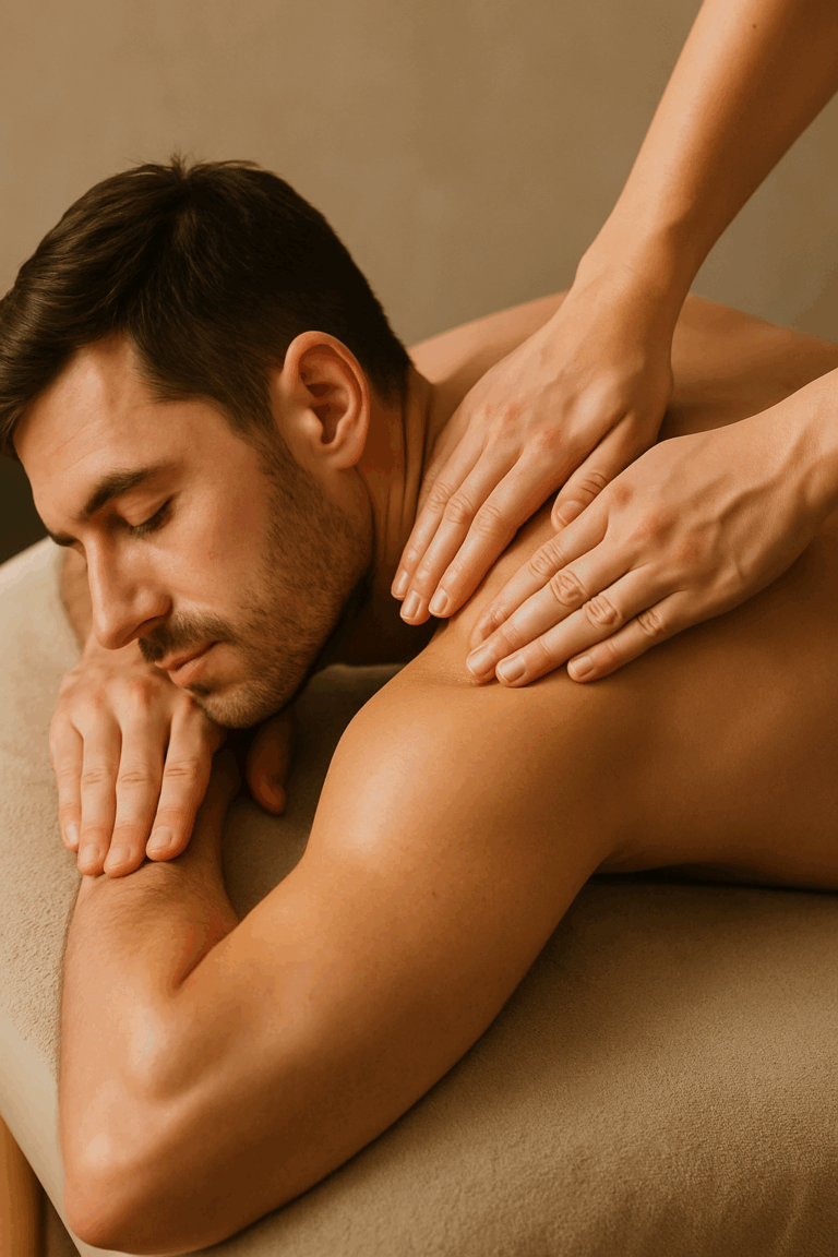 natuurlijke massage olie pijnlijke spieren